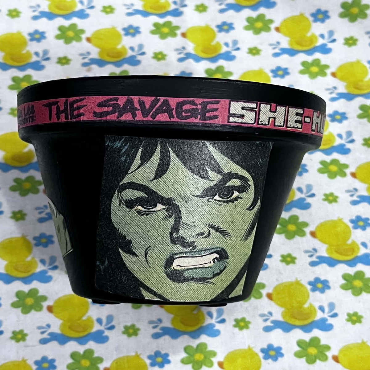 Mini She-Hulk Planter Pot