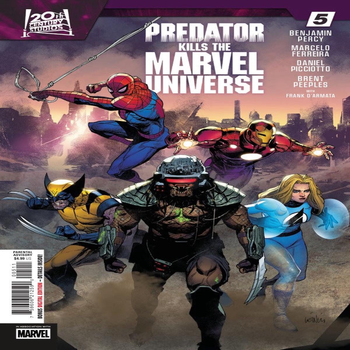 Predator Kills the Marvel Universe #5
