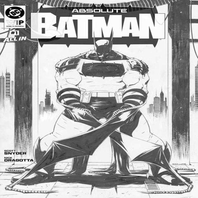 DC W.I.P. Absolute Batman #1 *huge oversize format*