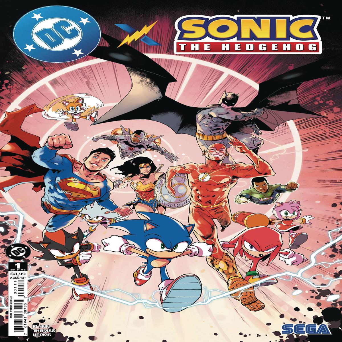 DC X SONIC THE HEDGEHOG #1