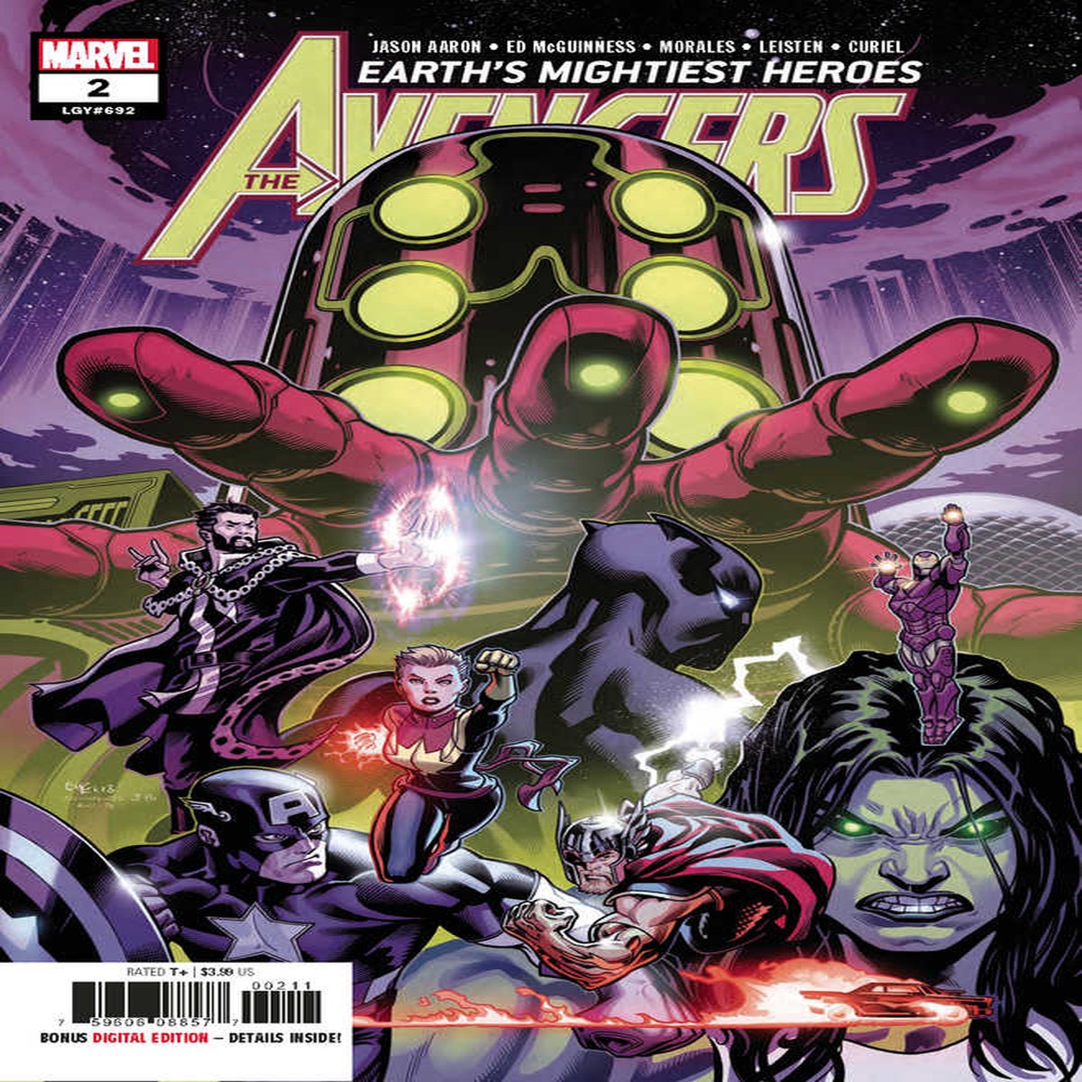 Avengers #2 Vol 8 (2018) Marvel Comics