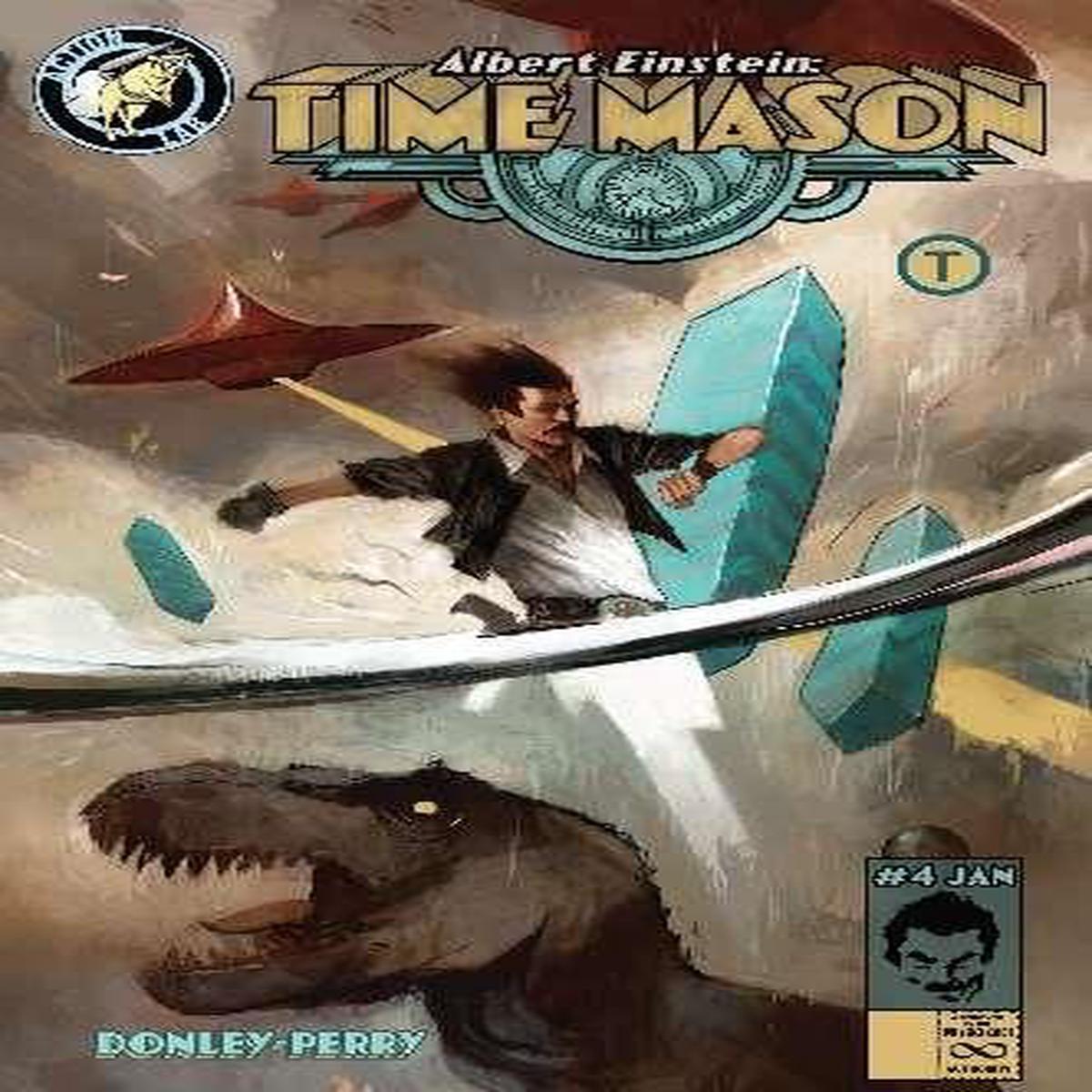 Albert Einstein: Time Mason (Tiny Donkey Studios) | Issue#4A | Year:2019 | Series: | Pub: Action Lab Comics |