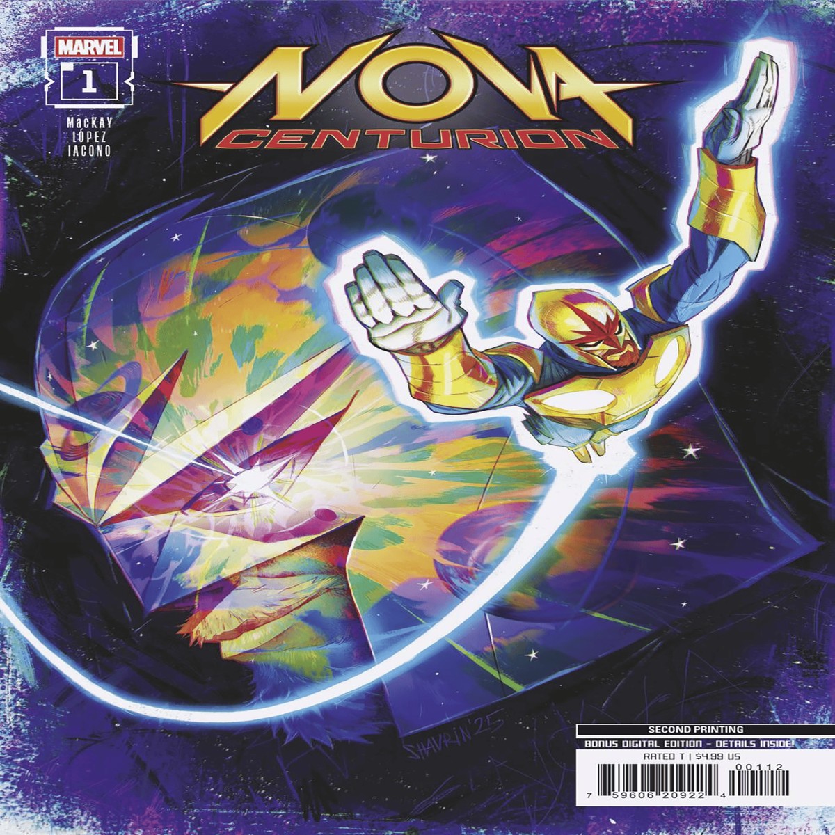 NOVA CENTURION 1 IVAN SHAVRIN 2ND PRINTING VARIANT