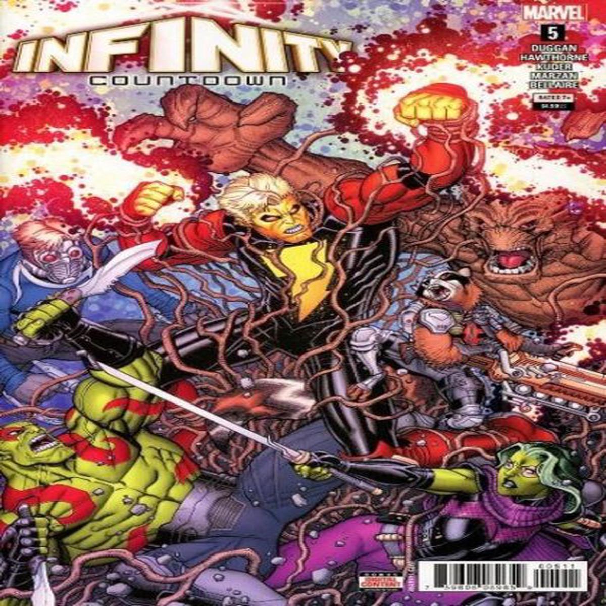 Infinity Countdown Infinity Countdown | Issue#5A | Year:2018 | Series: | Pub: Marvel Comics | Regular Nick Bradshaw Cover