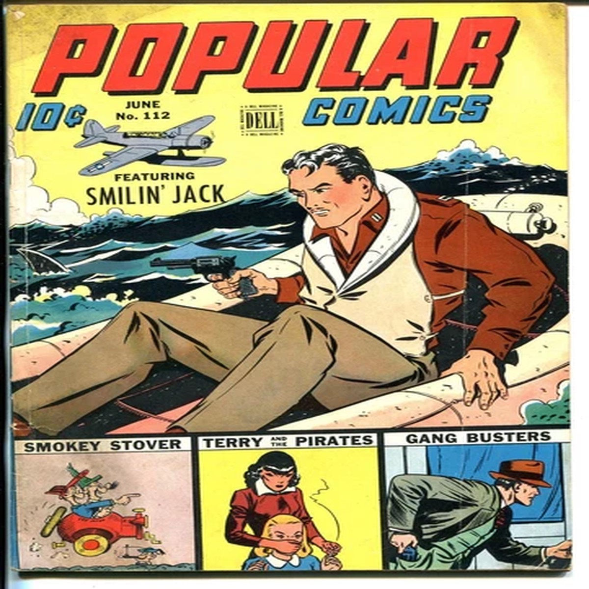 Popular #112 1945 - Dell -VG+ - Comic Book