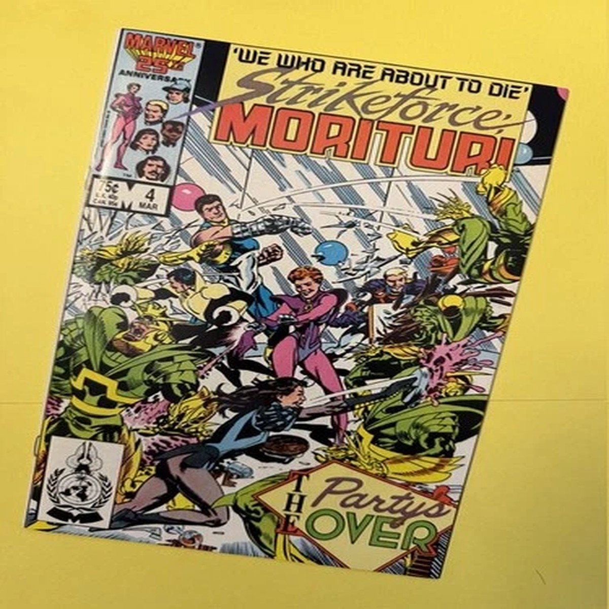 Strikeforce Morituri #4 Marvel Comics 1987