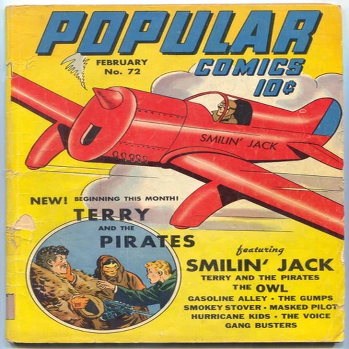 Popular #72 1942 - Dell -VG- - Comic Book
