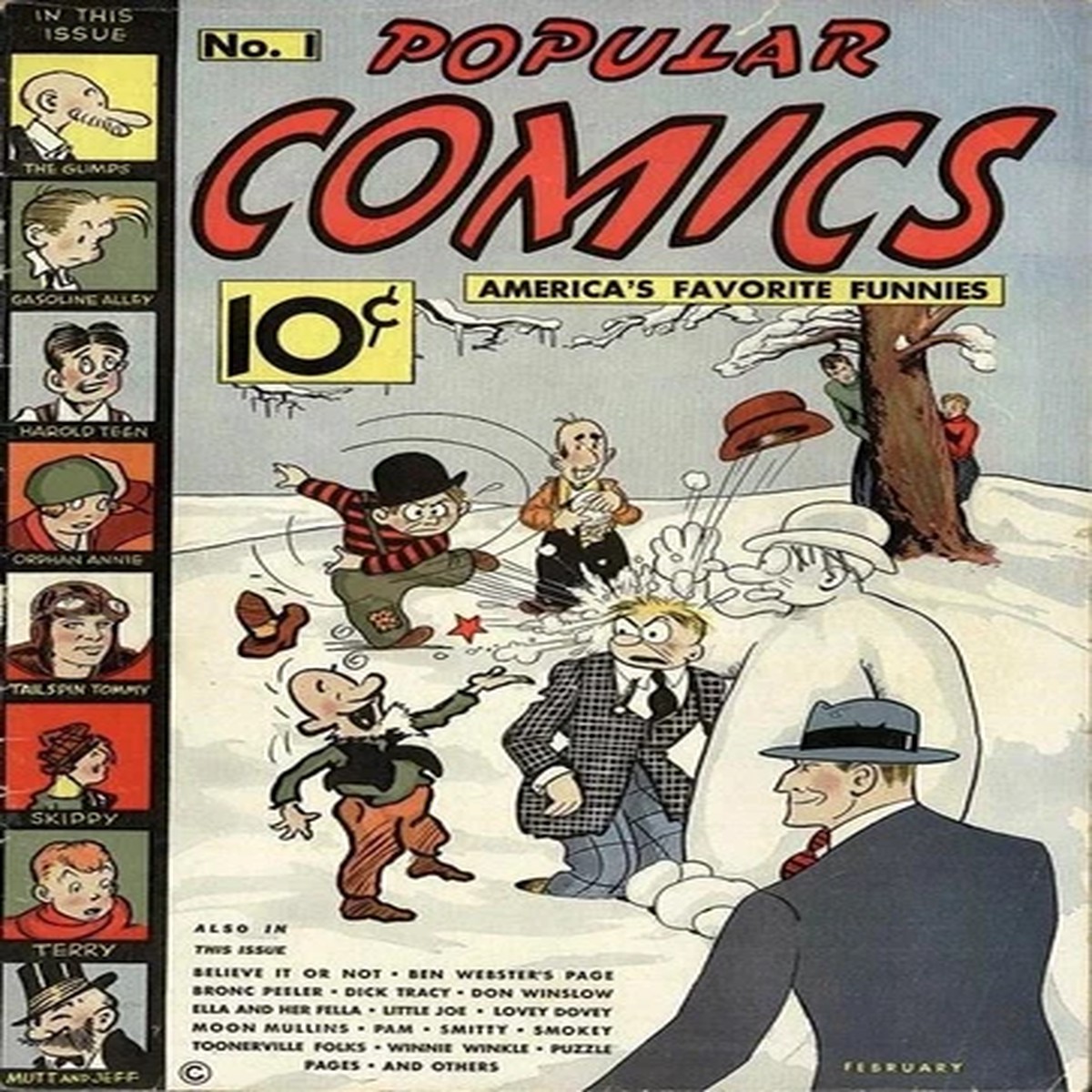 Popular Comics #1 Photocopy Comic Book